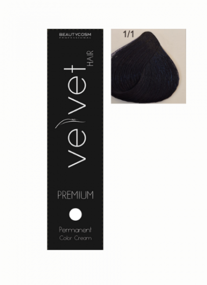 Velvet Premium  1-1 Μαύρο Μπλε