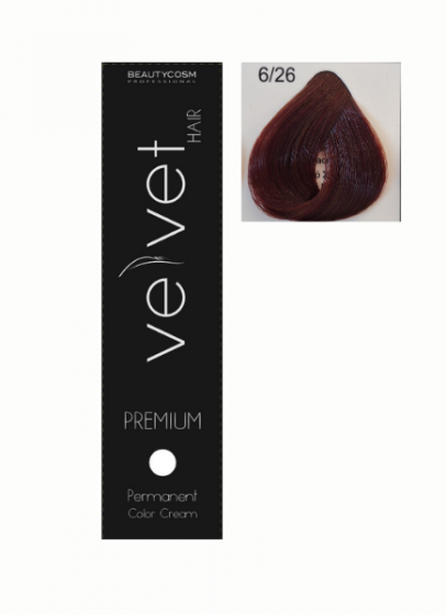 Velvet Premium  6-26 Ξανθό Σκούρο Βιολέ Κόκκινο