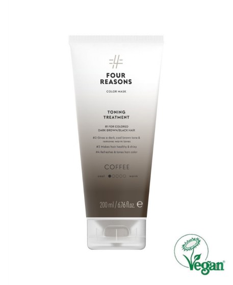 Four Reasons Color Mask Hair Toning Treatment Coffee 200ml