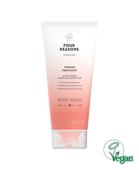 Four Reasons Color Mask Hair Toning Treatment Rose Gold 200ml